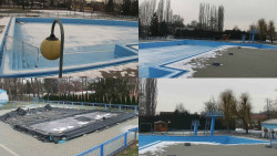 Areál koupaliště Hulín - sdružené snímky