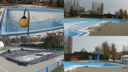 Areál koupaliště Hulín - sdružené snímky