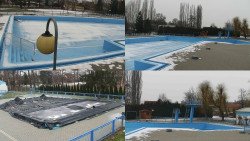 Areál koupaliště Hulín - sdružené snímky