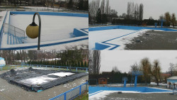 Areál koupaliště Hulín - sdružené snímky