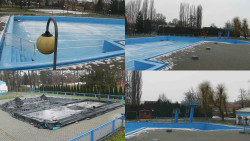 Areál koupaliště Hulín - sdružené snímky