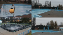 Areál koupaliště Hulín - sdružené snímky