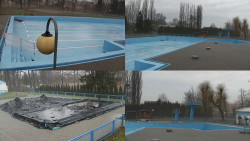 Areál koupaliště Hulín - sdružené snímky