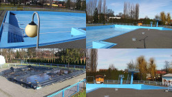 Areál koupaliště Hulín - sdružené snímky