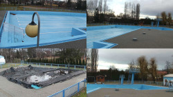 Areál koupaliště Hulín - sdružené snímky