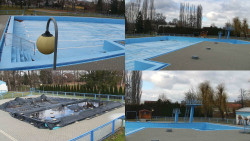 Areál koupaliště Hulín - sdružené snímky