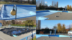 Areál koupaliště Hulín - sdružené snímky