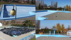 Areál koupaliště Hulín - sdružené snímky