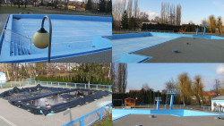 Areál koupaliště Hulín - sdružené snímky