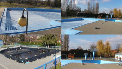 Areál koupaliště Hulín - sdružené snímky