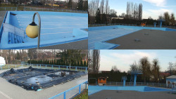 Areál koupaliště Hulín - sdružené snímky