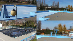 Areál koupaliště Hulín - sdružené snímky