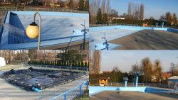 Areál koupaliště Hulín - sdružené snímky