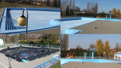 Areál koupaliště Hulín - sdružené snímky