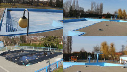 Areál koupaliště Hulín - sdružené snímky