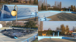 Areál koupaliště Hulín - sdružené snímky