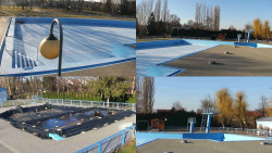 Areál koupaliště Hulín - sdružené snímky