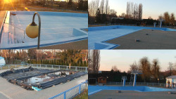 Areál koupaliště Hulín - sdružené snímky