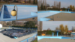 Areál koupaliště Hulín - sdružené snímky