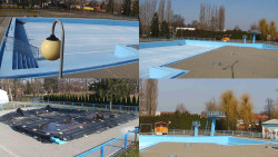 Areál koupaliště Hulín - sdružené snímky