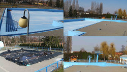 Areál koupaliště Hulín - sdružené snímky