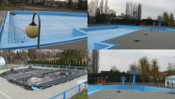 Areál koupaliště Hulín - sdružené snímky