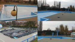 Areál koupaliště Hulín - sdružené snímky