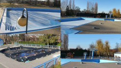 Areál koupaliště Hulín - sdružené snímky