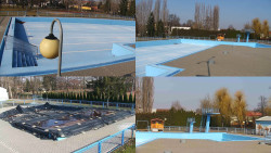 Areál koupaliště Hulín - sdružené snímky