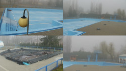 Areál koupaliště Hulín - sdružené snímky