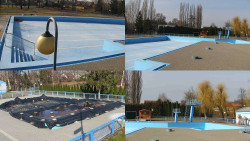 Areál koupaliště Hulín - sdružené snímky