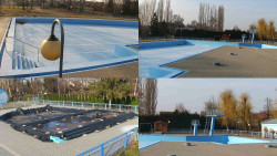 Areál koupaliště Hulín - sdružené snímky