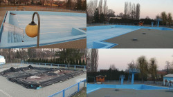 Areál koupaliště Hulín - sdružené snímky