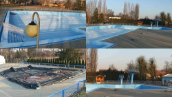 Areál koupaliště Hulín - sdružené snímky