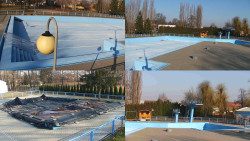 Areál koupaliště Hulín - sdružené snímky