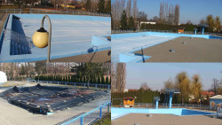 Areál koupaliště Hulín - sdružené snímky