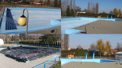 Areál koupaliště Hulín - sdružené snímky