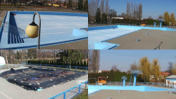 Areál koupaliště Hulín - sdružené snímky