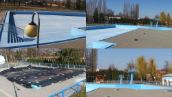 Areál koupaliště Hulín - sdružené snímky