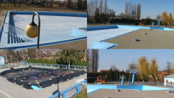 Areál koupaliště Hulín - sdružené snímky