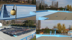 Areál koupaliště Hulín - sdružené snímky