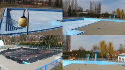 Areál koupaliště Hulín - sdružené snímky