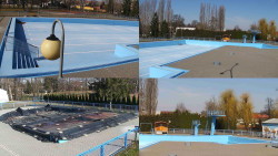 Areál koupaliště Hulín - sdružené snímky