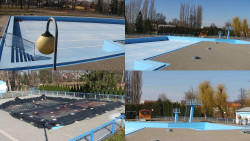 Areál koupaliště Hulín - sdružené snímky