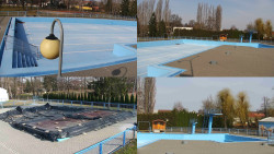 Areál koupaliště Hulín - sdružené snímky