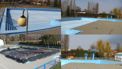 Areál koupaliště Hulín - sdružené snímky