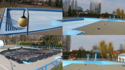 Areál koupaliště Hulín - sdružené snímky