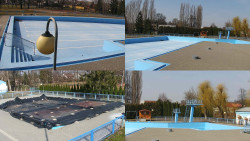 Areál koupaliště Hulín - sdružené snímky