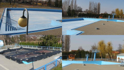 Areál koupaliště Hulín - sdružené snímky