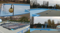 Areál koupaliště Hulín - sdružené snímky